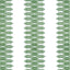 Thibaut Nola Stripe Embroidery Green Fabric