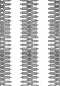 Thibaut NOLA STRIPE EMBROIDERY Black Fabric