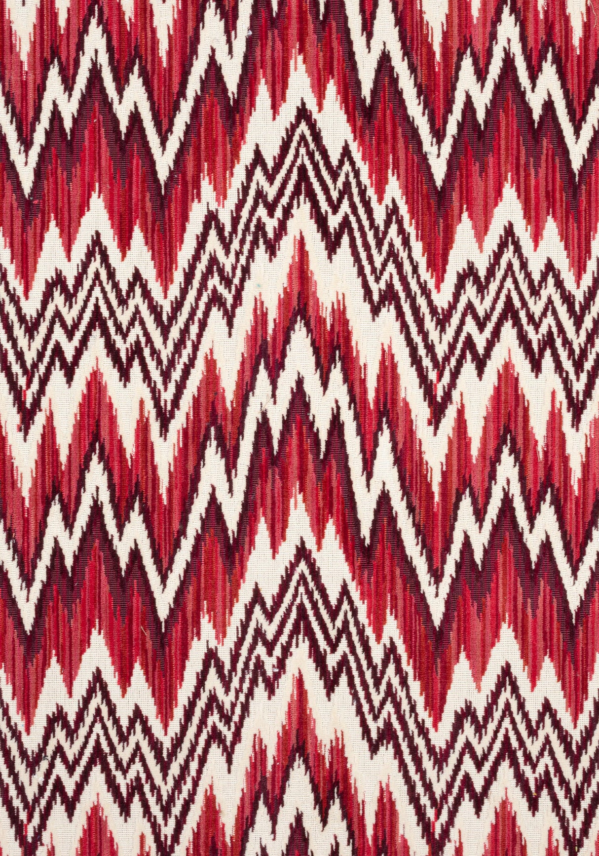 Thibaut RHYTHM VELVET Ruby and Garnet Fabric
