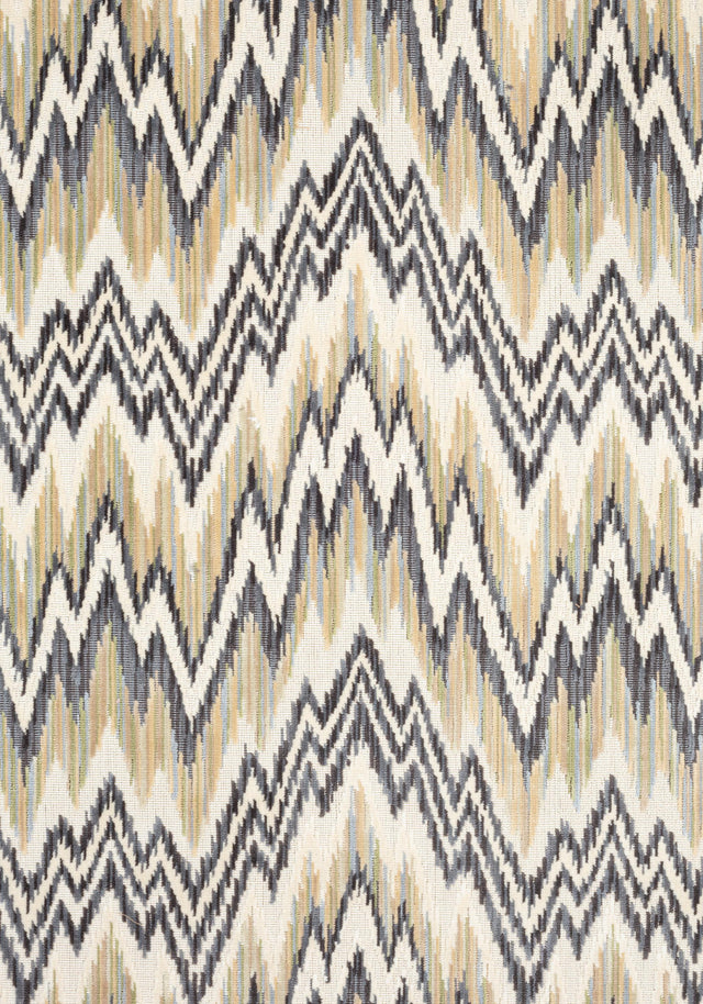 Thibaut RHYTHM VELVET Grain and Charcoal Fabric