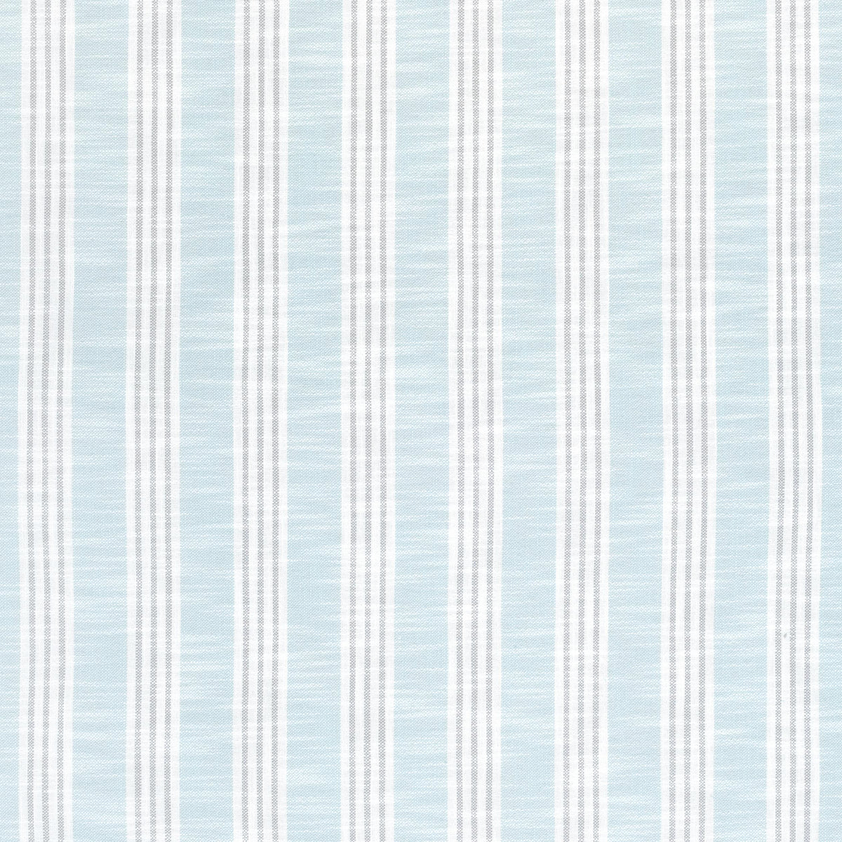 Thibaut Southport Stripe Seafoam And Grey Fabric