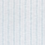 Thibaut Southport Stripe Sterling And Cobalt Fabric