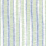 Thibaut Southport Stripe Green Apple And Royal Fabric