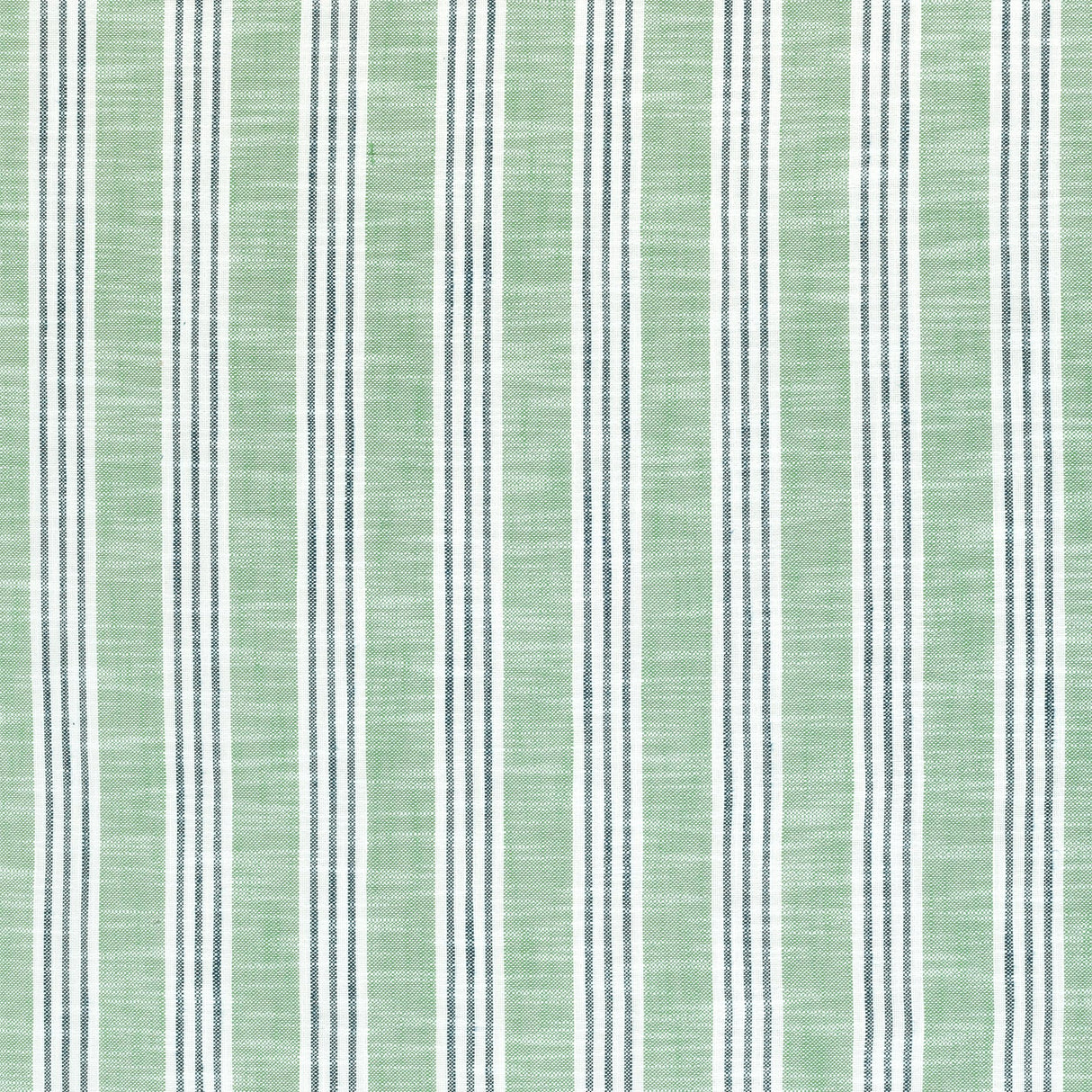 Thibaut Southport Stripe Kelly Green And Navy Fabric
