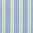 Thibaut Topsail Stripe Royal And Green Apple Fabric