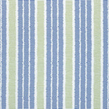 Thibaut Topsail Stripe Royal And Green Apple Fabric