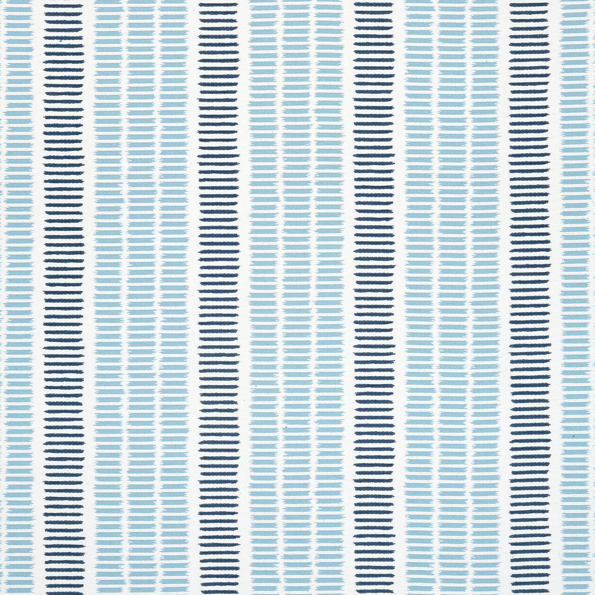 Thibaut Topsail Stripe Sky And Marine Fabric