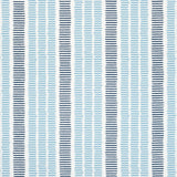 Thibaut Topsail Stripe Sky And Marine Fabric