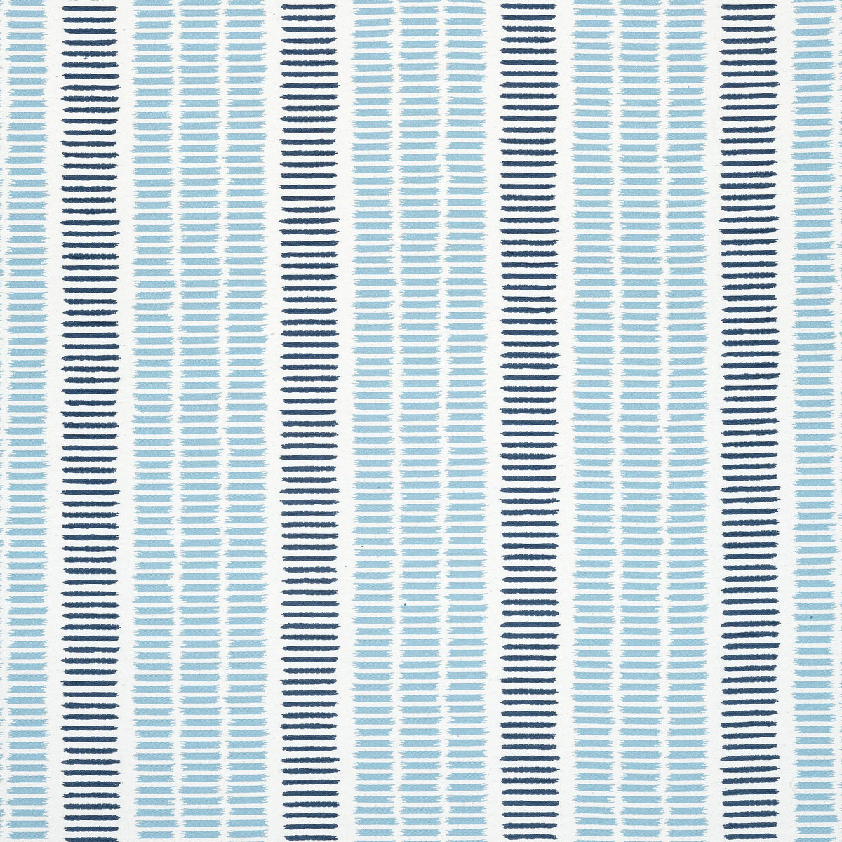 Thibaut Topsail Stripe Sky And Marine Fabric