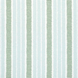 Thibaut Topsail Stripe Seafoam And Kelly Green Fabric