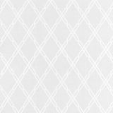 Thibaut Fusion Trellis Embroidery White Fabric