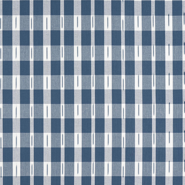 Thibaut ELLASTONE CHECK Navy Fabric