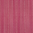 Thibaut Charter Stripe Embroidery Raspberry Fabric