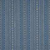 Thibaut CHARTER STRIPE EMBROIDERY Navy Fabric