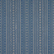 Thibaut Charter Stripe Embroidery Navy Fabric