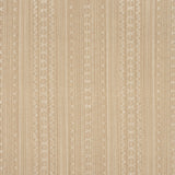 Thibaut Charter Stripe Embroidery Camel Fabric