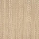 Thibaut CHARTER STRIPE EMBROIDERY Camel Fabric