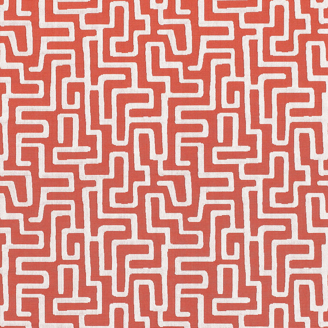 Thibaut Terrace Lane Coral Fabric