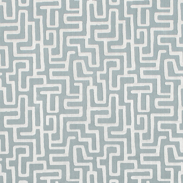 Thibaut Terrace Lane Spa Blue Fabric