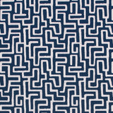 Thibaut Terrace Lane Navy Fabric