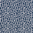 Thibaut Terrace Lane Navy Fabric
