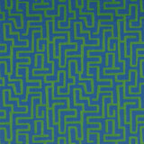 Thibaut Terrace Lane Blue And Green Fabric