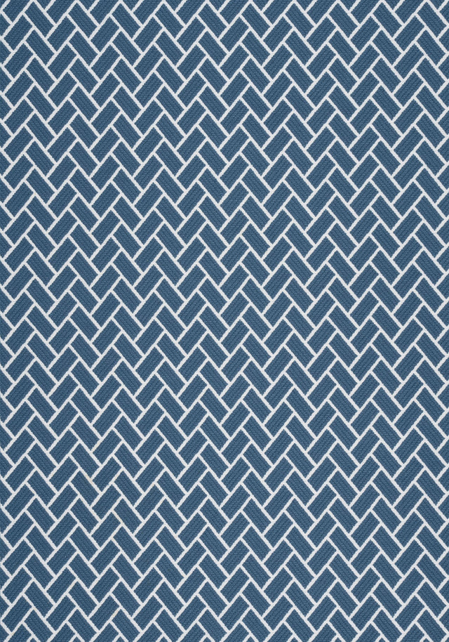 Thibaut COBBLESTONE Indigo Fabric