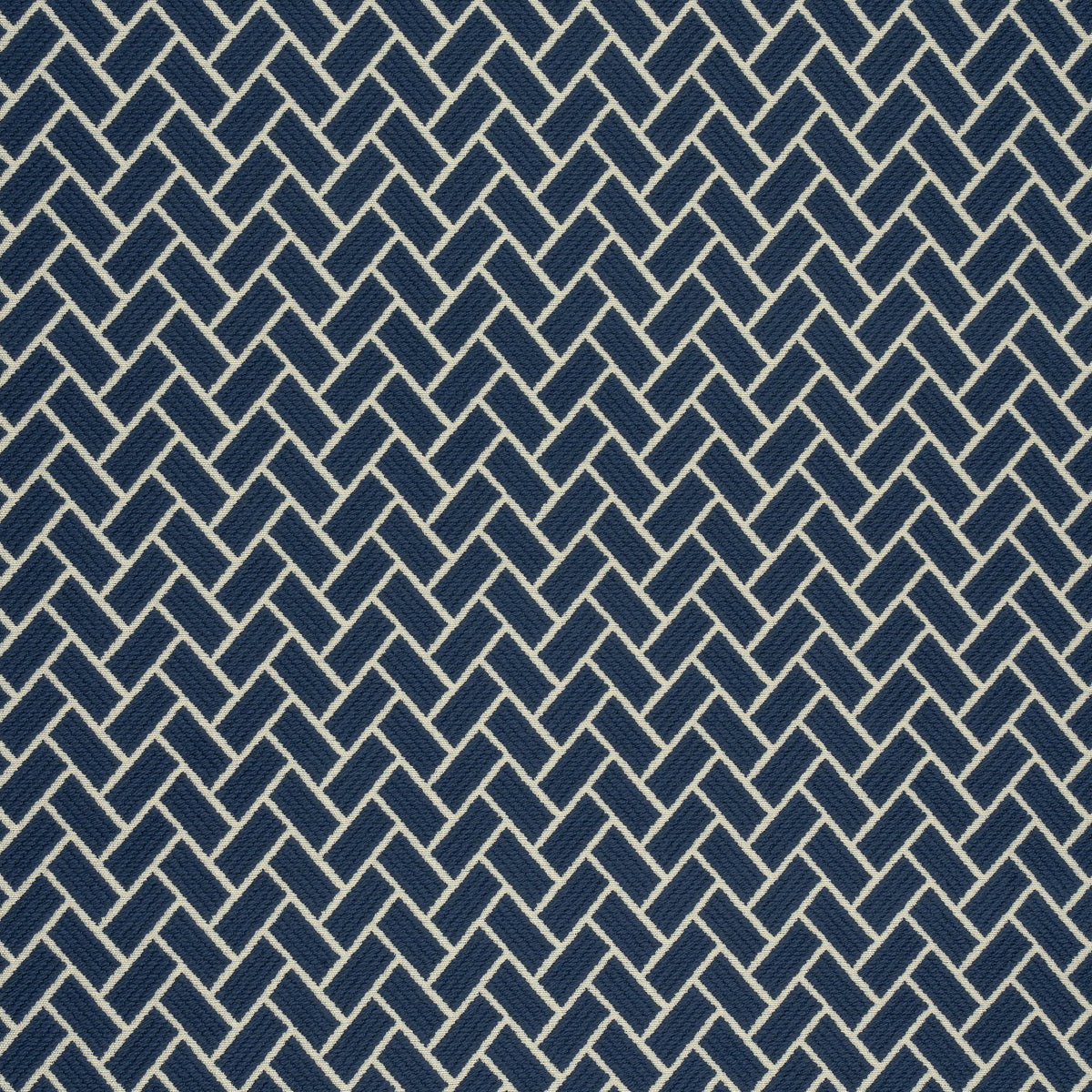 Thibaut Cobblestone Navy Fabric