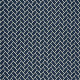 Thibaut Cobblestone Navy Fabric