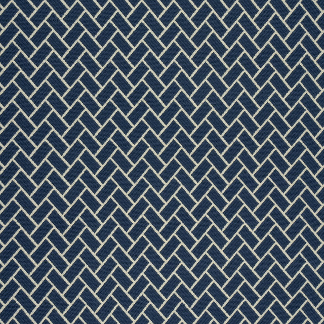 Thibaut Cobblestone Navy Fabric