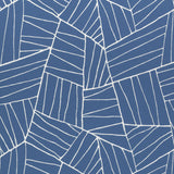Thibaut Jordan Woven Royal Blue Fabric