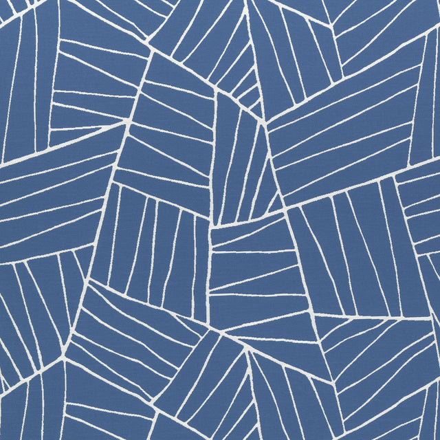 Thibaut Jordan Woven Royal Blue Fabric