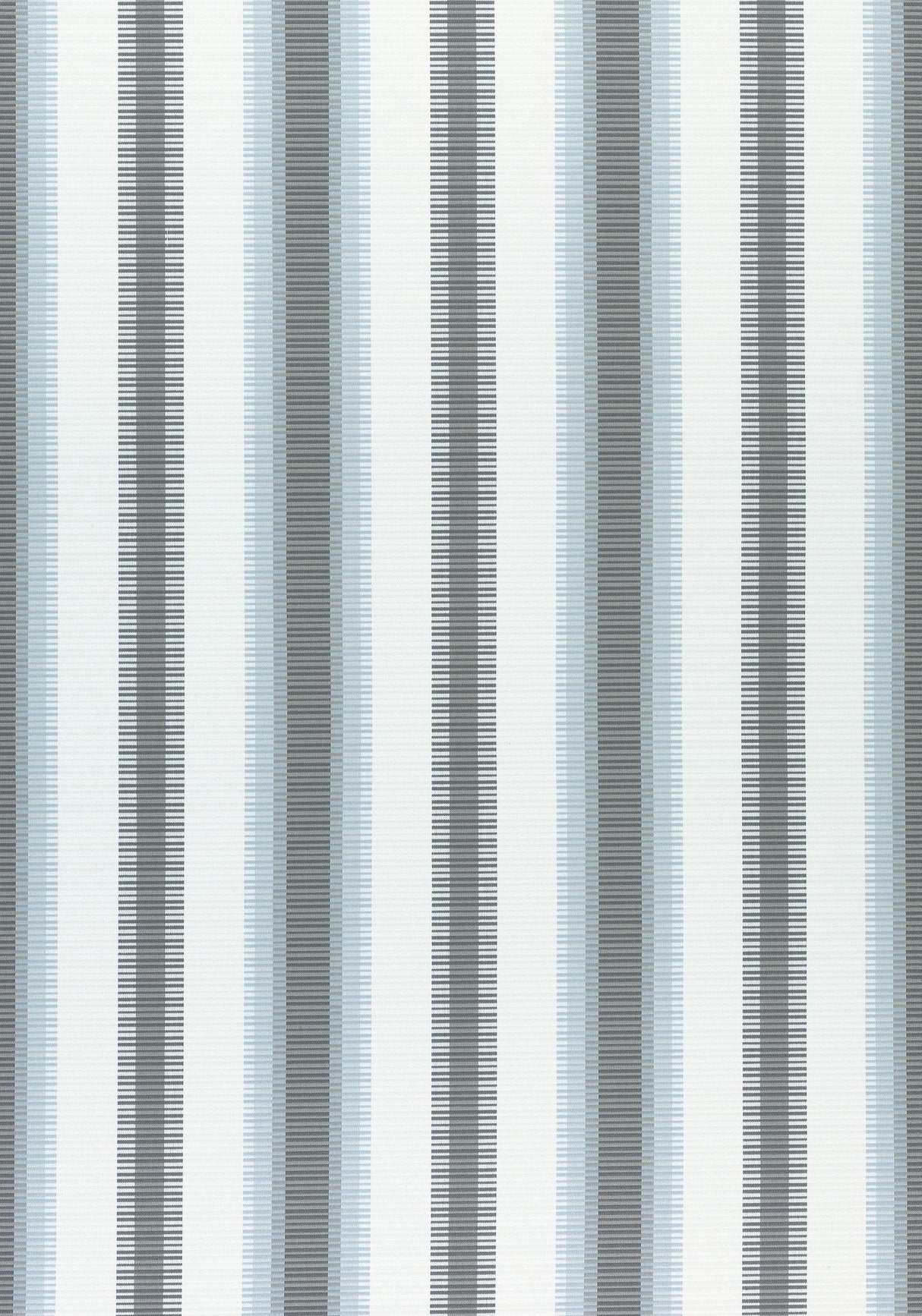 Thibaut SAMBA STRIPE Charcoal and Mineral Fabric