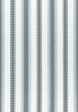Thibaut SAMBA STRIPE Charcoal and Mineral Fabric