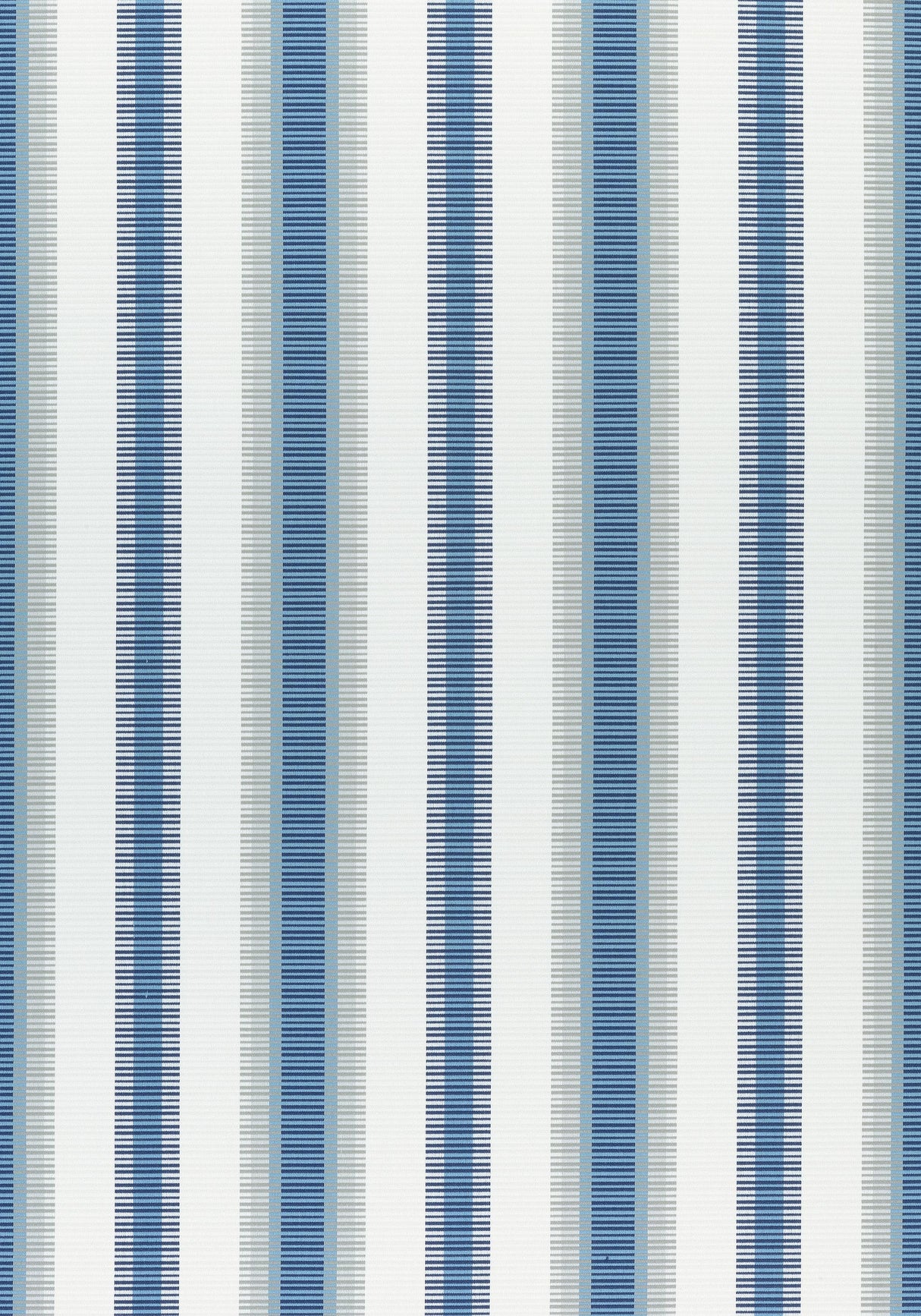 Thibaut SAMBA STRIPE Navy and Nickel Fabric