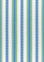 Thibaut SAMBA STRIPE Royal Blue and Green Fabric