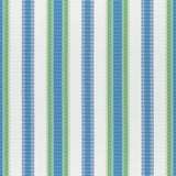 Thibaut Samba Stripe Royal Blue And Green Fabric