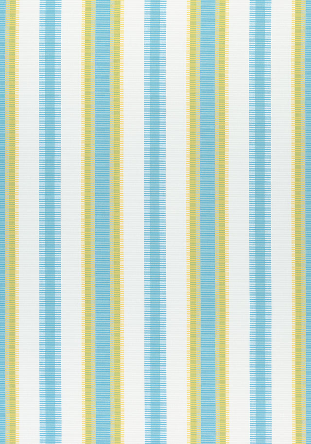 Thibaut SAMBA STRIPE Sky and Sunshine Fabric