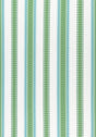 Thibaut SAMBA STRIPE Kelly Green and Pool Fabric