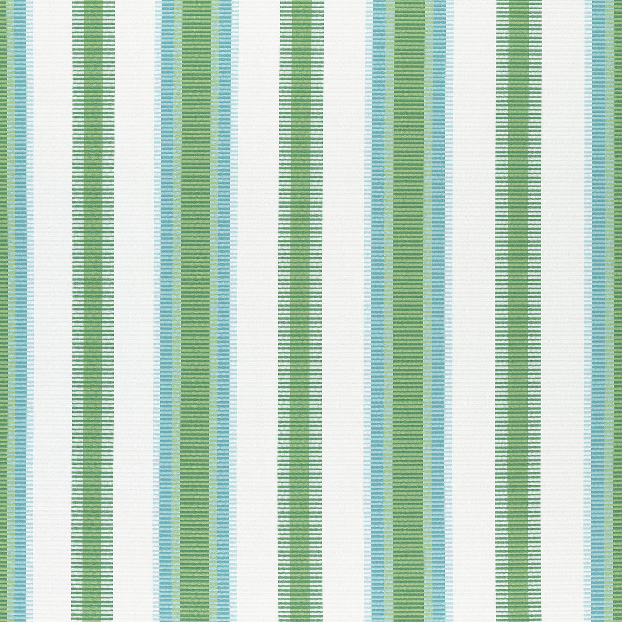 Thibaut Samba Stripe Kelly Green And Pool Fabric