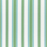 Thibaut Samba Stripe Kelly Green And Pool Fabric
