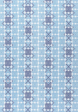 Thibaut JINX Sky and Royal Blue Fabric