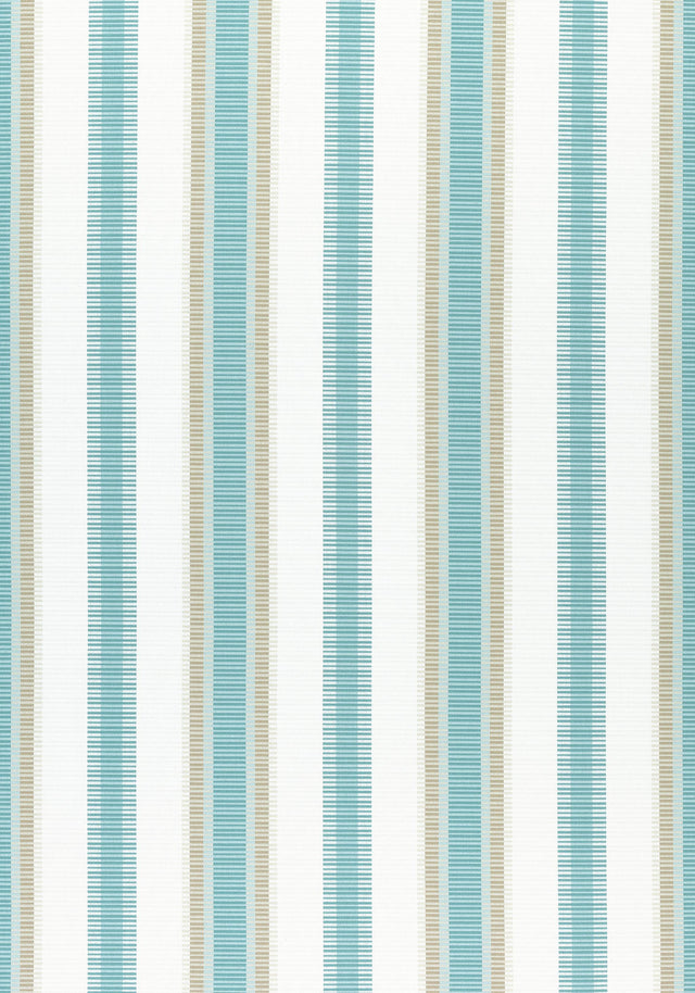 Thibaut SAMBA STRIPE Pool and Sand Fabric