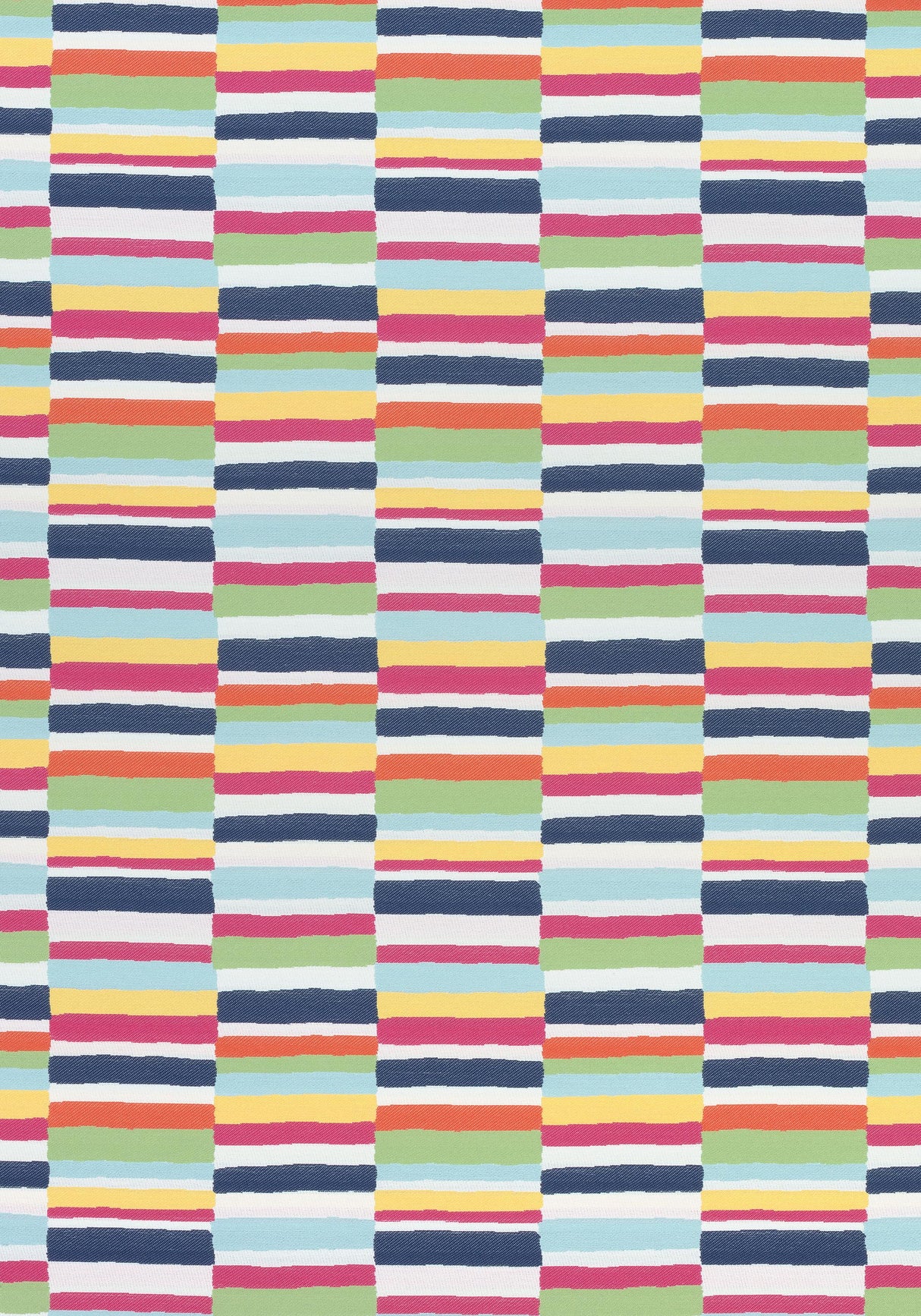 Thibaut CARNIVALE Navy and Magenta Fabric