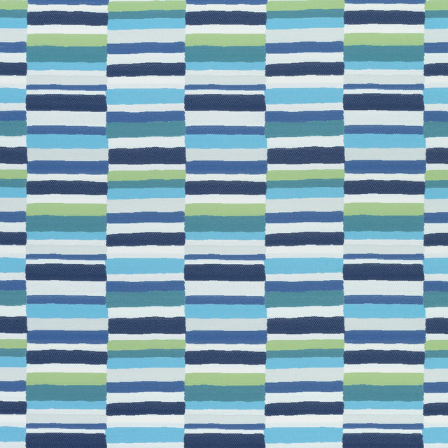 Thibaut Carnivale Blue And Green Fabric