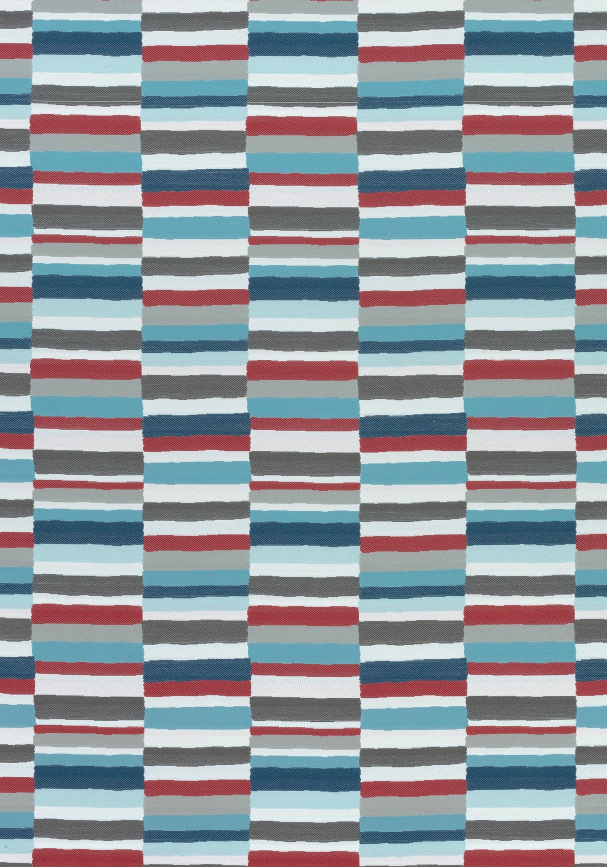 Thibaut CARNIVALE Teal and Cranberry Fabric