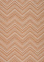 Thibaut MONTI CHEVRON Copper Fabric