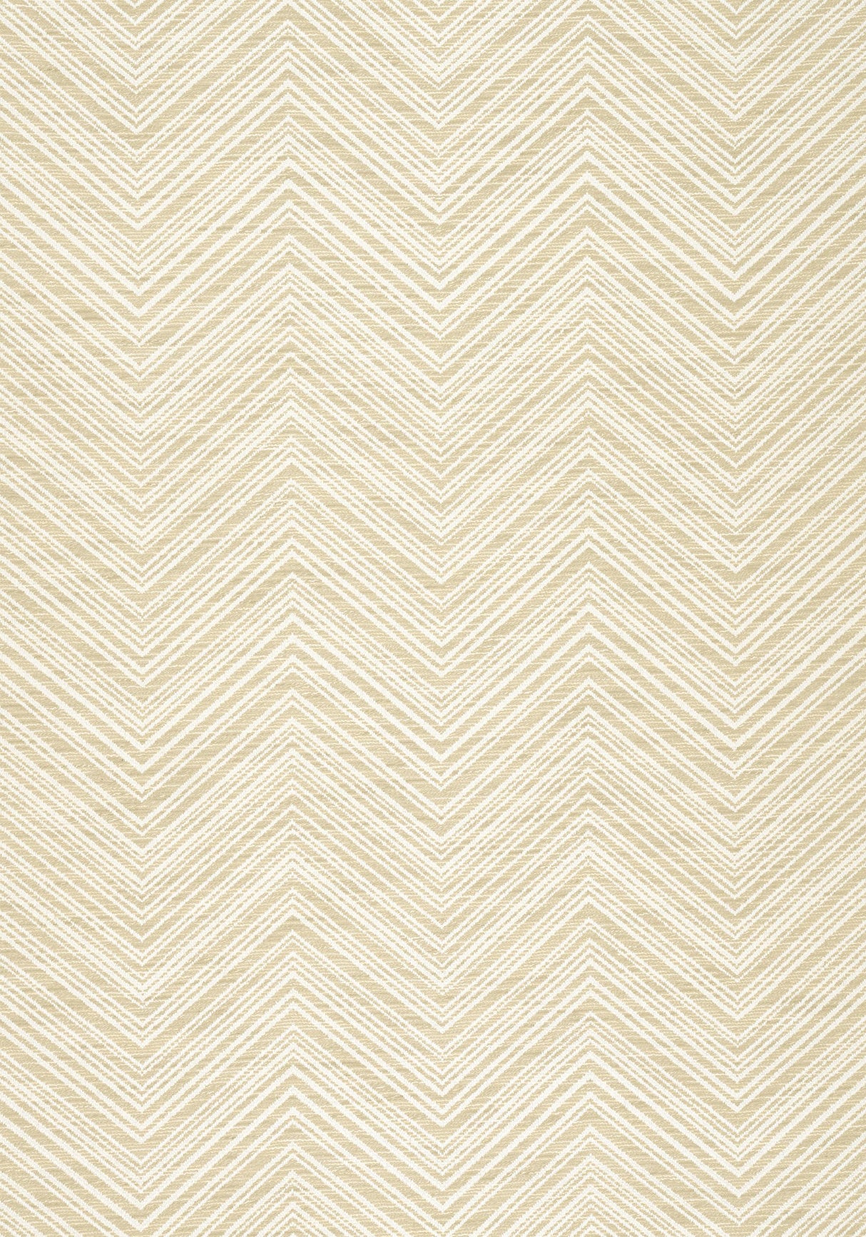 Thibaut MONTI CHEVRON Parchment Fabric