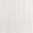 Thibaut Clayton Herringbone Embroidery Ivory Fabric