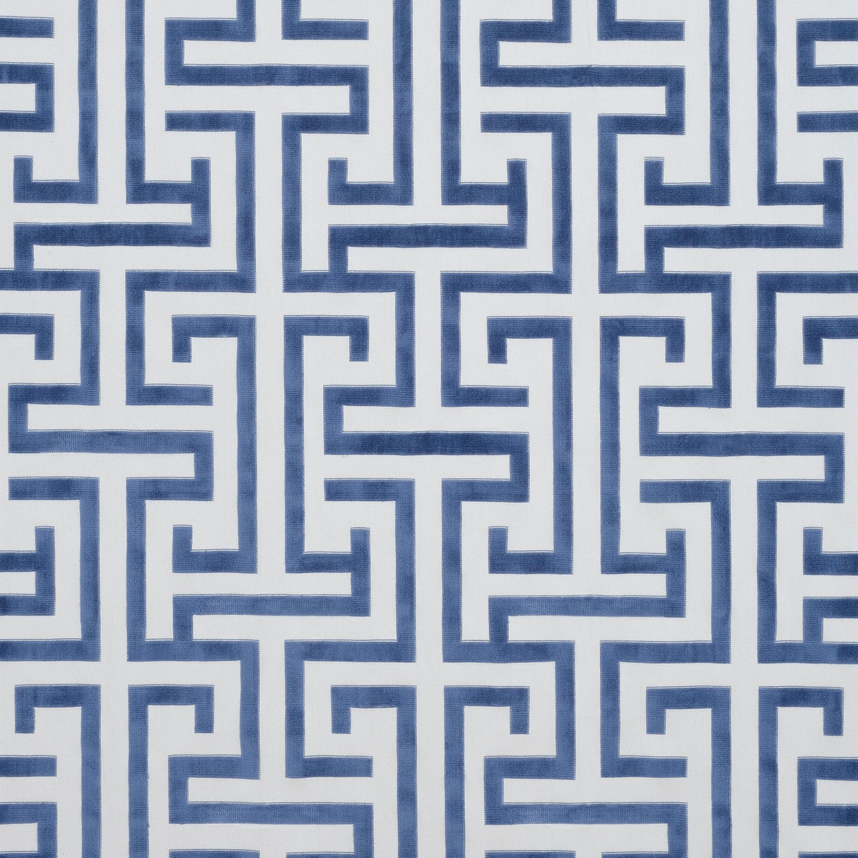 Thibaut Ming Trail Navy Fabric